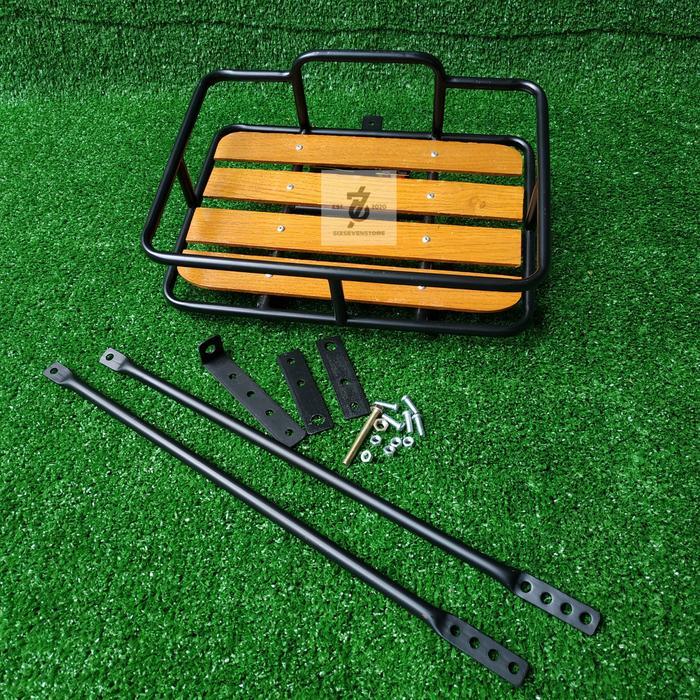 KERANJANG/RACK SEPEDA FIXIE FEDERAL MINION SELI MTB FRONT RACK SEPEDA - Hitam  Original