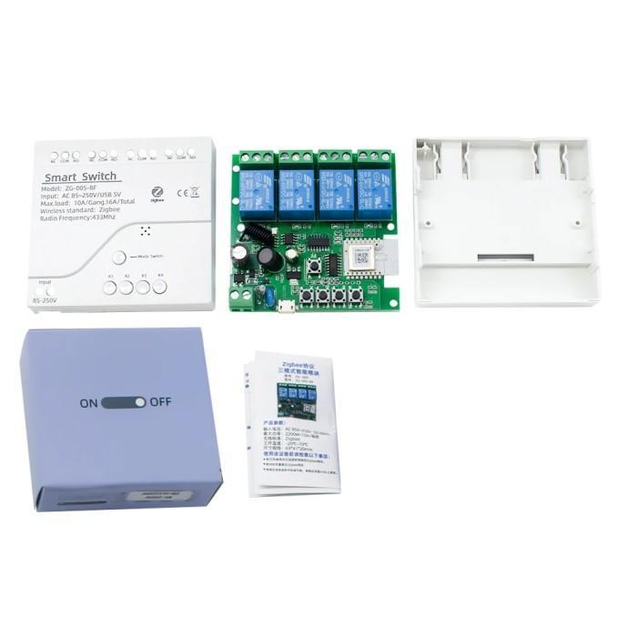 Nt 1/2/4 Channel Relay Module Zigbee 3.0 Gateway Bridge Tuya Smart