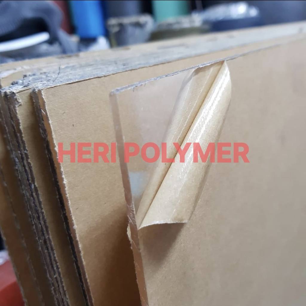 Acrylic Sheet Bening 6mm x 122cm x 244cm | Akrilik Transparan Polos Lembaran