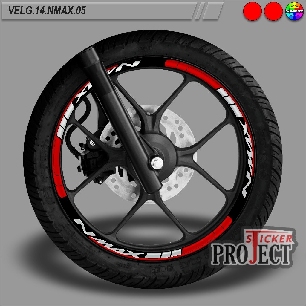 STICKER VARIASI VELG MOTOR RING 14 SEMUA TYPE NMAX 05