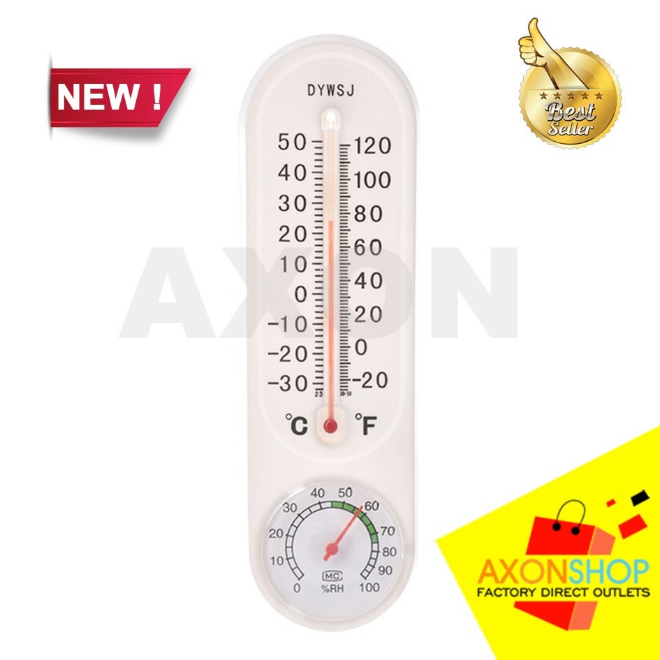 AXON Termometer Higrometer Ruang Thermometer Hygrometer Analog Raksa DYWSJ