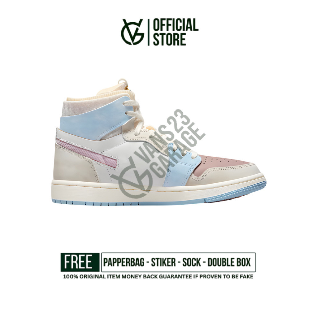 Sepatu Sneakers Nike  Air Jordan 1 High Zoom Air CMF Pink Oxford Original BNIB Unisex