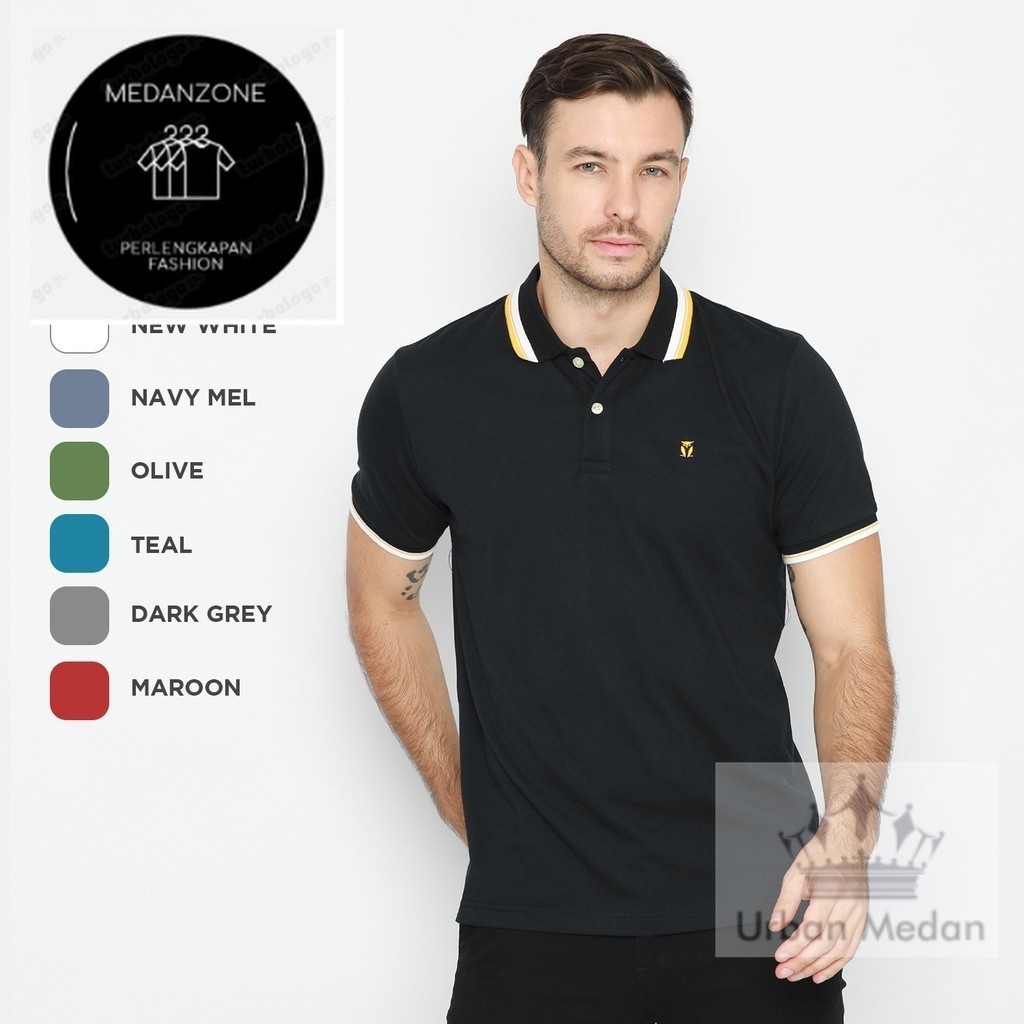 MATSUDA Kaos Polo Shirt Pria Kerah Aioi
