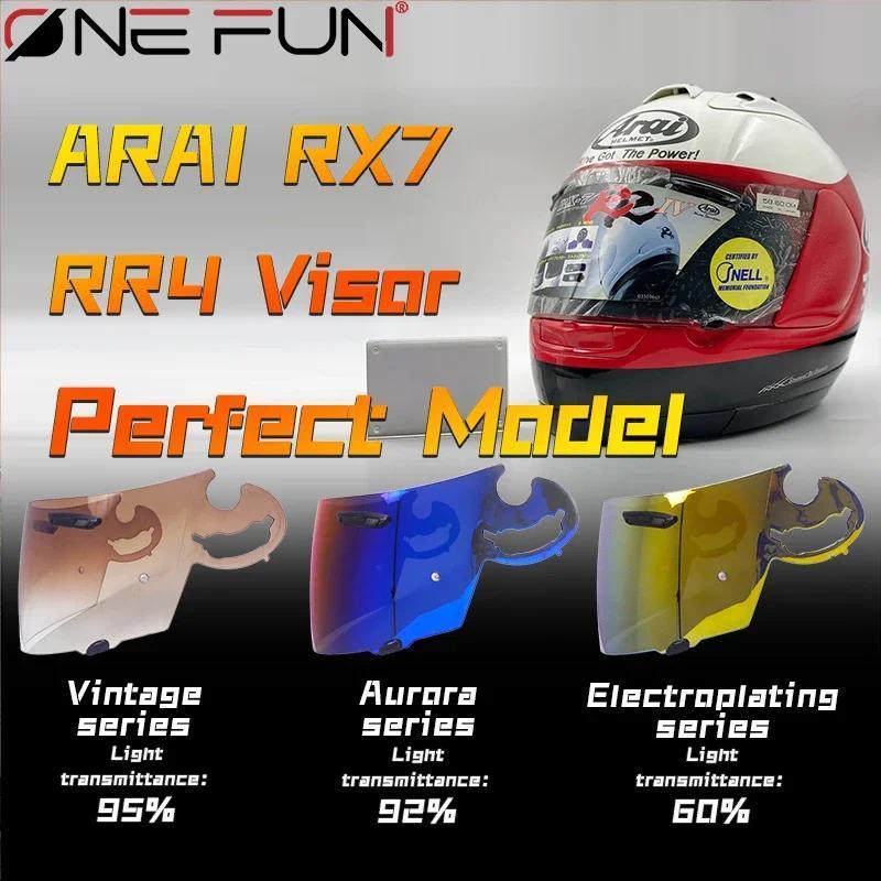 Helmet Visor for ARAI RX7 RR4 Astro-Tr Quantum Vector Condor Viper Astral Omni FNR Lens Case Full Fa