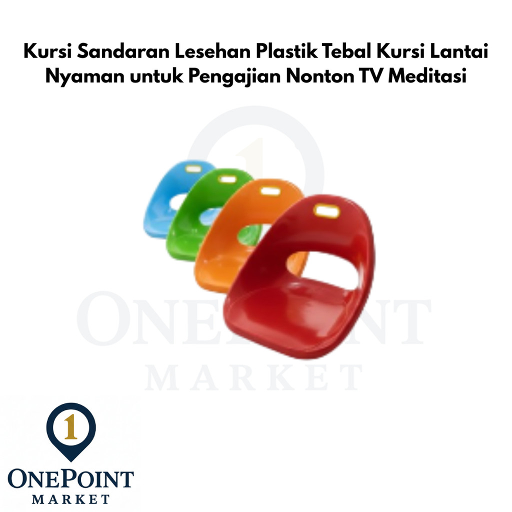 Kursi Sandaran Lesehan Plastik Tebal Kursi Lantai Nyaman untuk Pengajian Nonton TV Meditasi