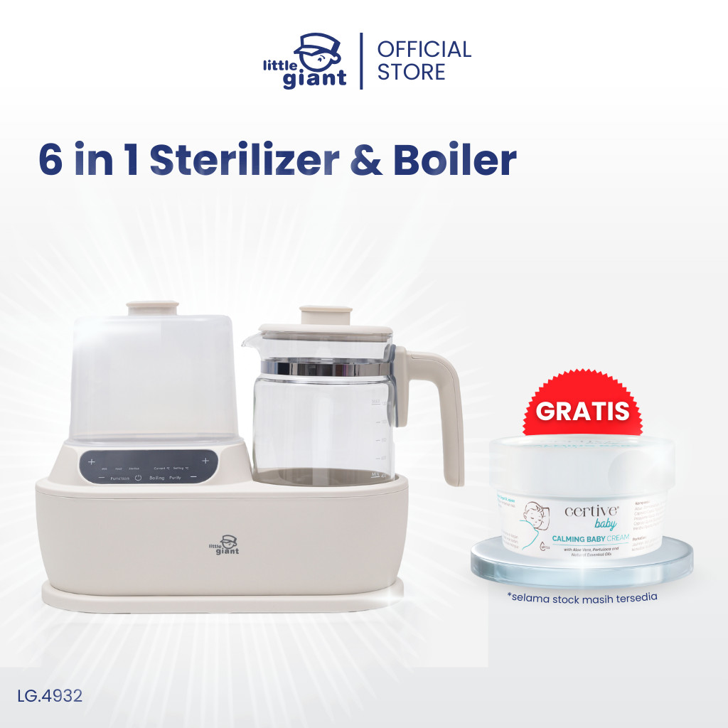 Little Giant Digital 6 in 1 Sterilizer & Boiler | Sterilizer Botol Bayi