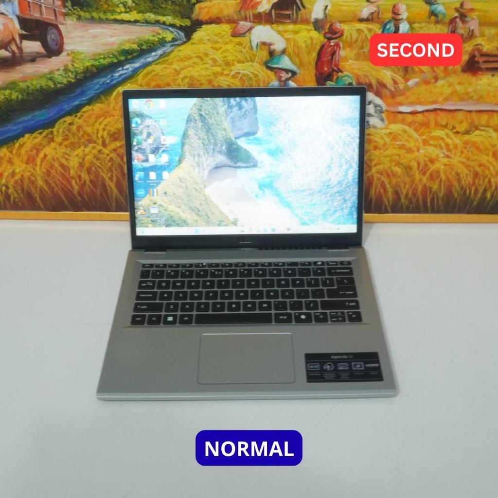 ACER ASPIRE AG14-21P AMD RYZEN 3 7320U 8 GB (14") LAPTOP SECOND ORIGINAL SINAR MUTIARA CELL