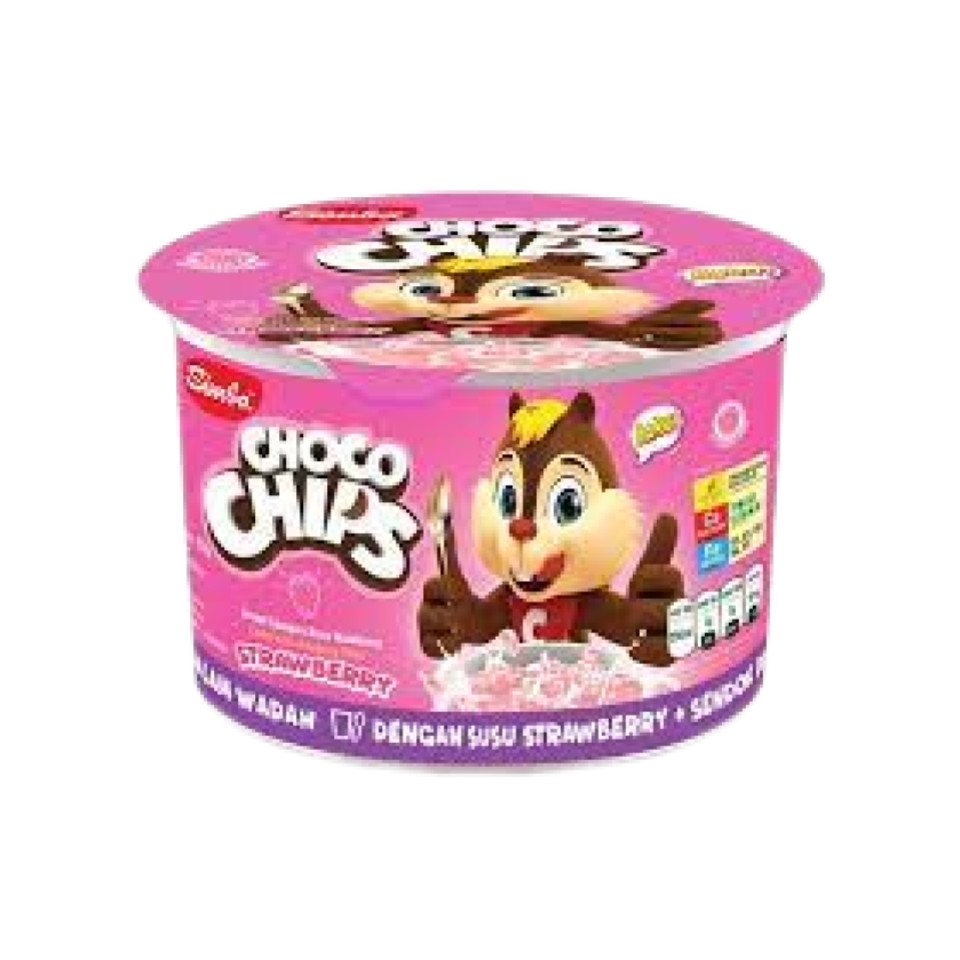 Simba Sereal Choco Chips Strawberry Cup 34 gr