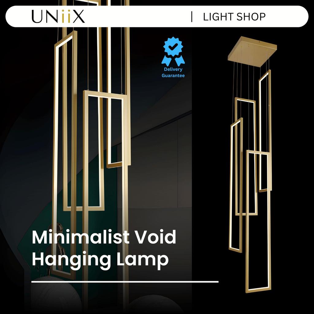 UNiiX - LG9365 | Lampu Hias Gantung Void Model Minimalis Modern Untuk Ruang Tamu dan Void Tangga Lam
