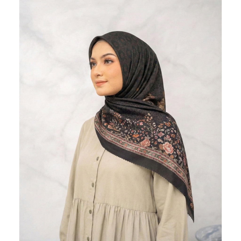 Jilbab segi empat PROMO Hjibas segi empat motif Kerudung Segi empat hijab segi empat motif  jilbab m