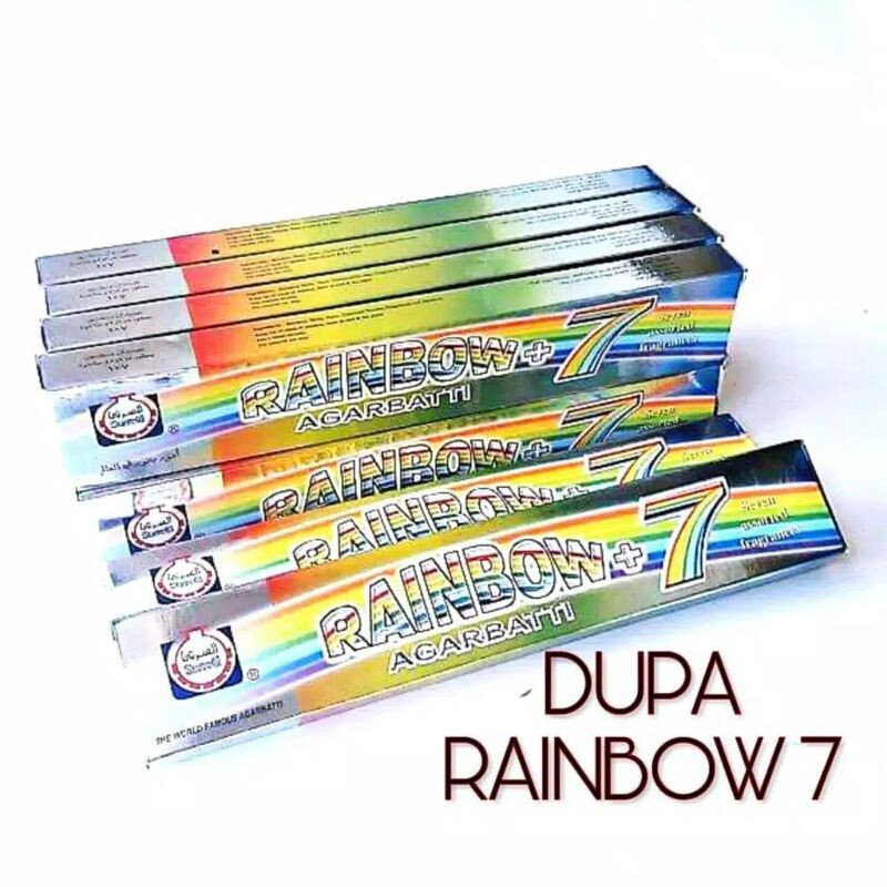 Dupa Stik Aromaterapi Bukhur Arab Hio Wangi Rainbow 12 Pcs Pengharum Ruangan Souvenir Haji Umroh