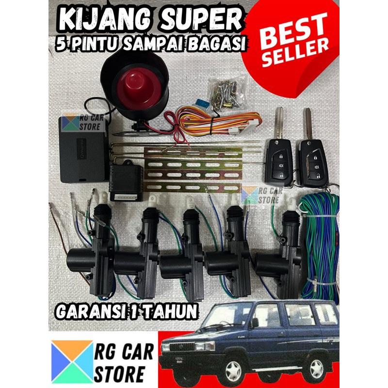 Alarm Central Lock Kijang Super 5 Pintu Garansi 1 Tahun Berkualitas