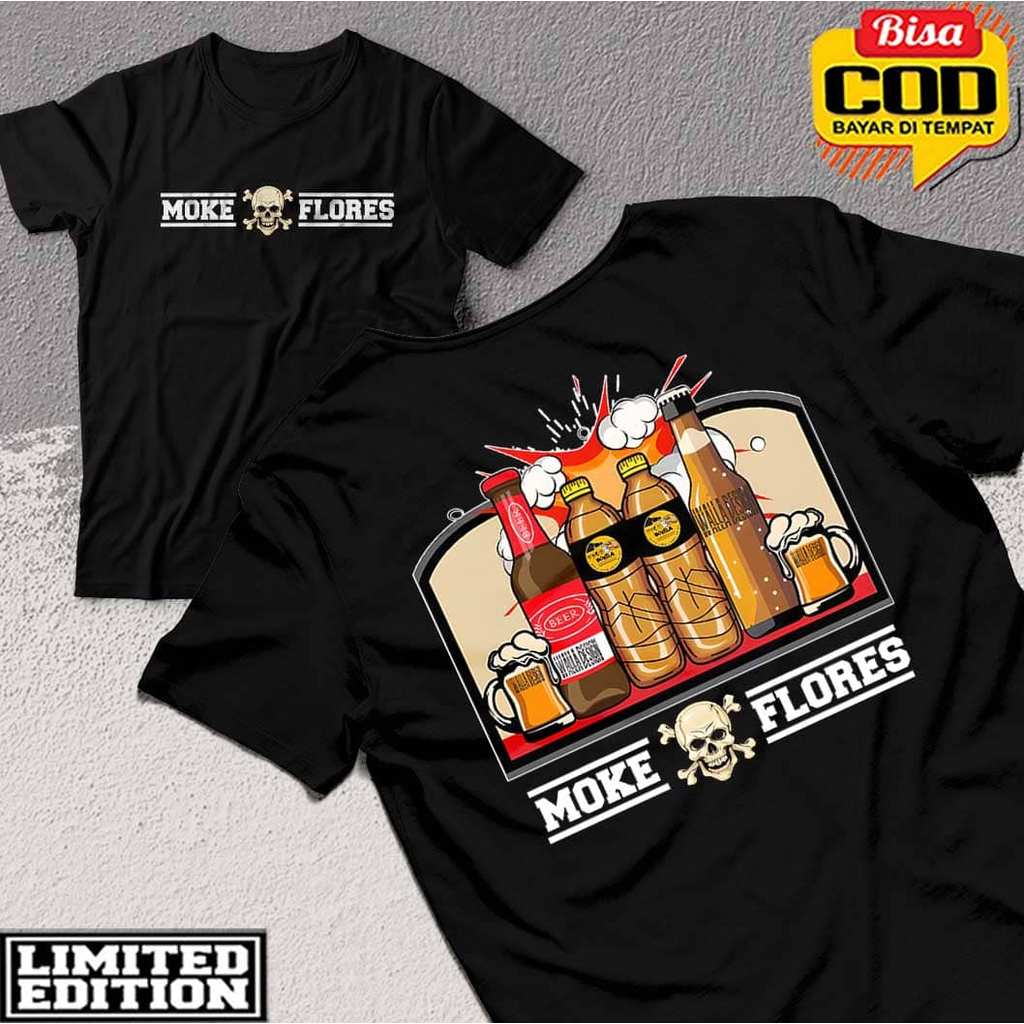 KAOS MOKE FLORES Tshirt TRADITIONAL DRINK KAOS MOKE FLORES UNTUK PRIA DAN WANITA