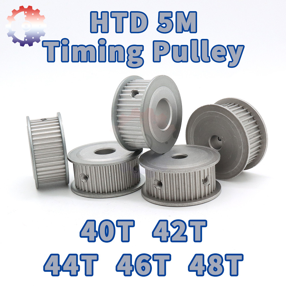 HTD5M Timing Pulley 40T 44T 45T 48T 5M Belt Pulley 40teeth 44teeth 45teeth HTD5M Pulleys 48teeth Syn