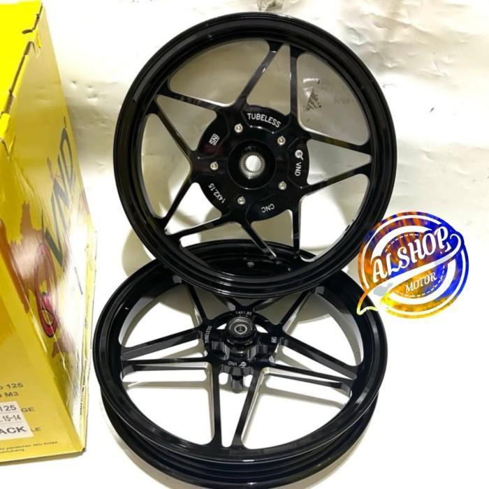 VELG RACING VND GEN 2 V SPEED HONDA VARIO 125 VARIO 150 - Hitam