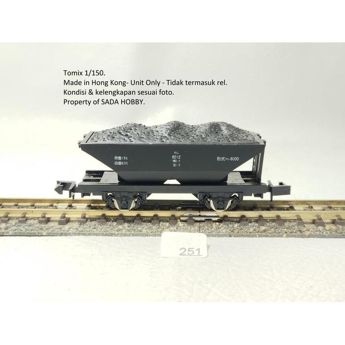 Tomix 2714 JNR Freight Car SEMU 8000 Gerbong Kereta N Scale 1/150 Unit Only No Box Minus SBAtoys