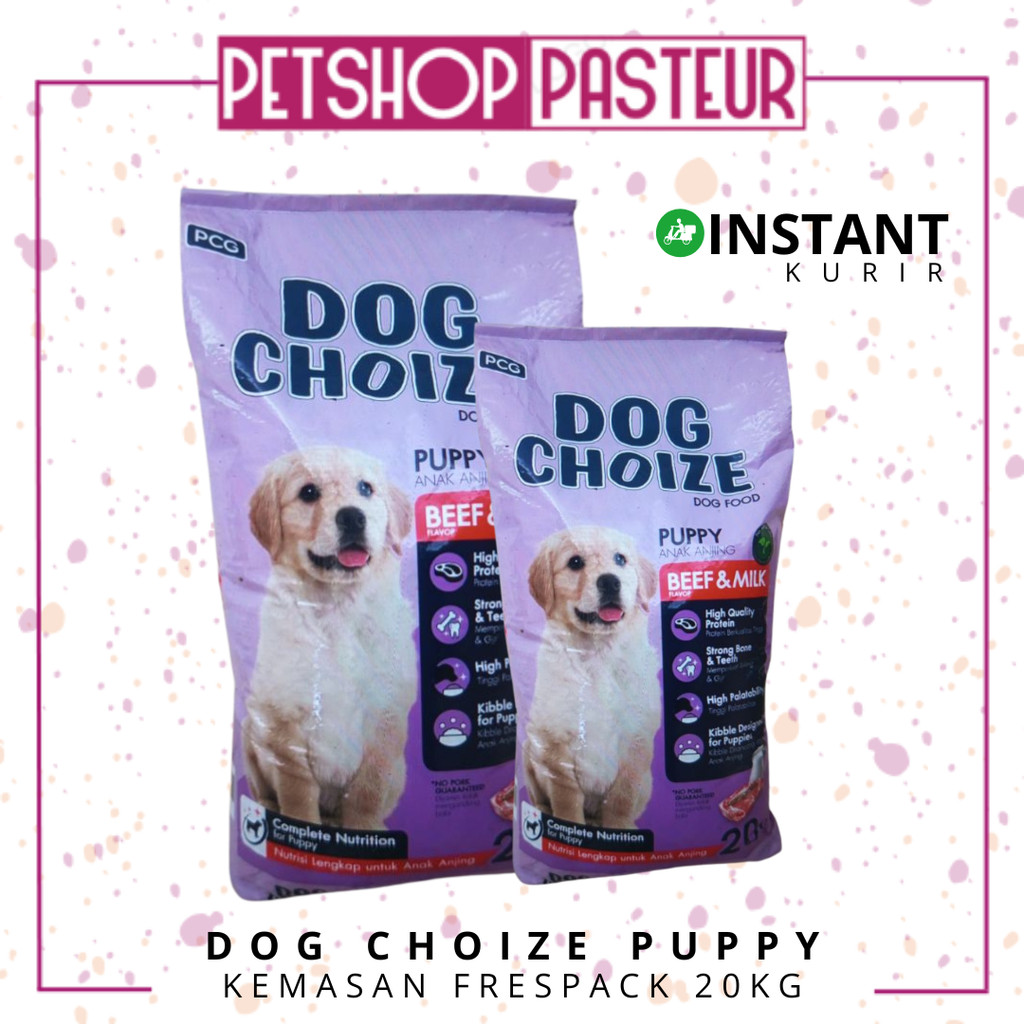 Dog Choize Puppy Dog Food 20 kg / Makanan Anak Anjing 20kg