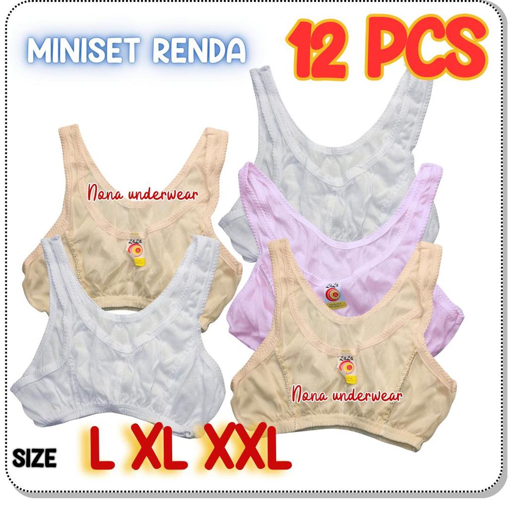 MURAH MERIAH 12 PCS MINISET BLUS ANAK  BH BRA SMP SMA REMAJA DEWASA MURAH FASHION UNTUK SEHARIAN