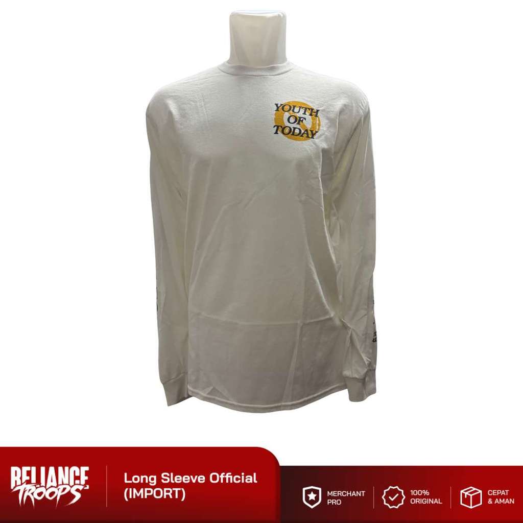 Long Sleeve Official | Youth Of Today - Disengage (White)