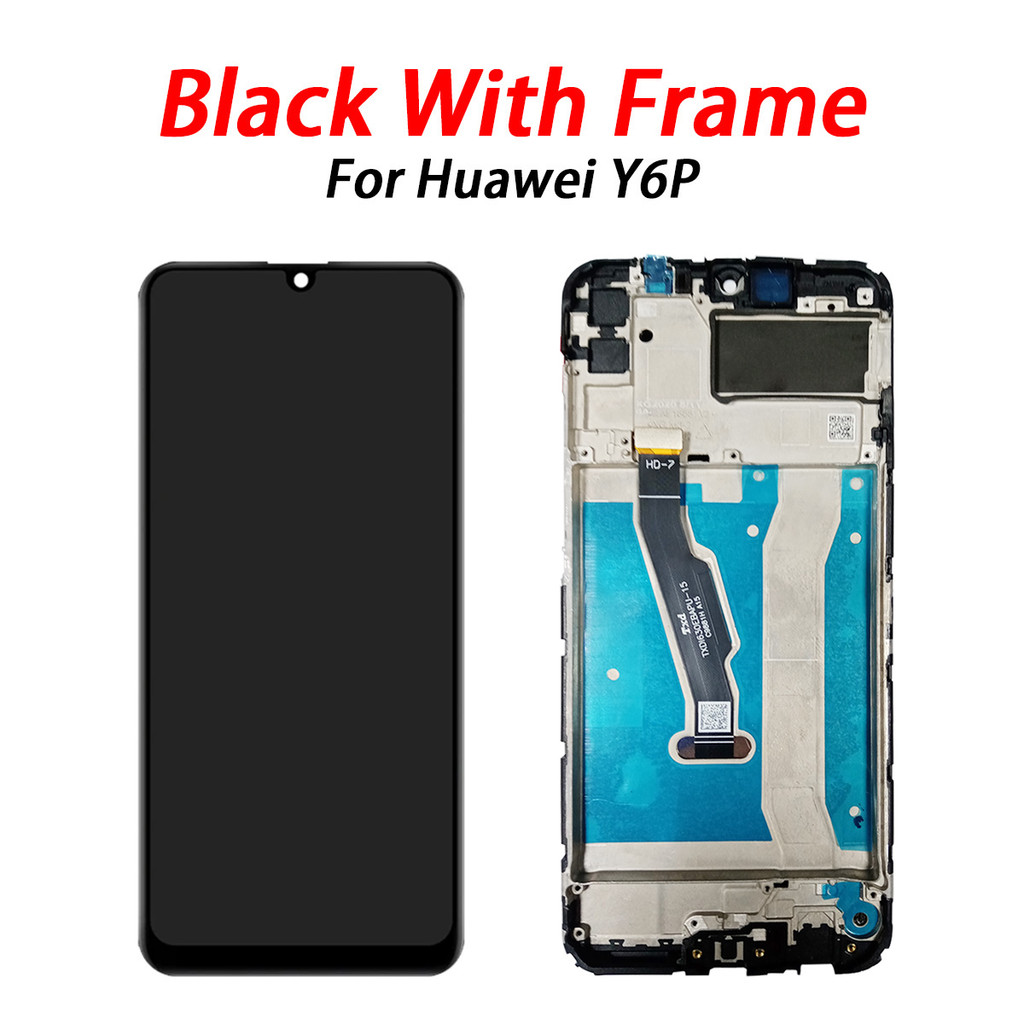 6.3" For Huawei Y6p 2020 LCD MED-LX9 splay Touch Screen gitizer Assembly,For Huawei Y6p MED-LX9N LCD
