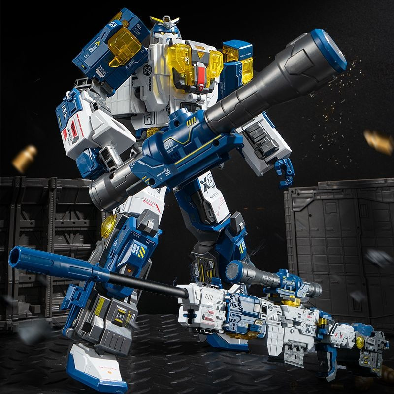 Star Steel Sniper Rifle Can Fire Soft Bullets, Transforming into a Robot Toy, King Kong Model, Cold 