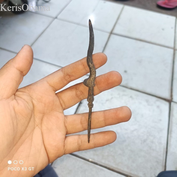 kujang sepuh majapahit pamor pancuran mas Terlaris PTJ41 murah SW11