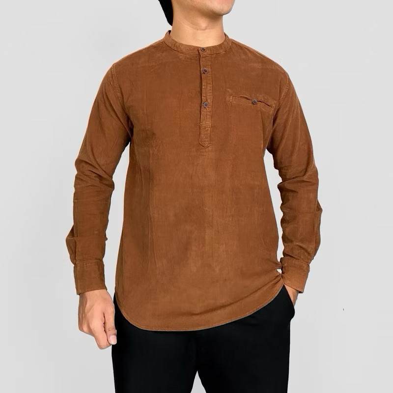 KOKO CORDUROY SAJUAK LENGAN PANJANG/ KOKO BAHAN CORDUROY/ ORIGINAL SAJUAK BAJU KOKO / BAJU MUSLIM/ O