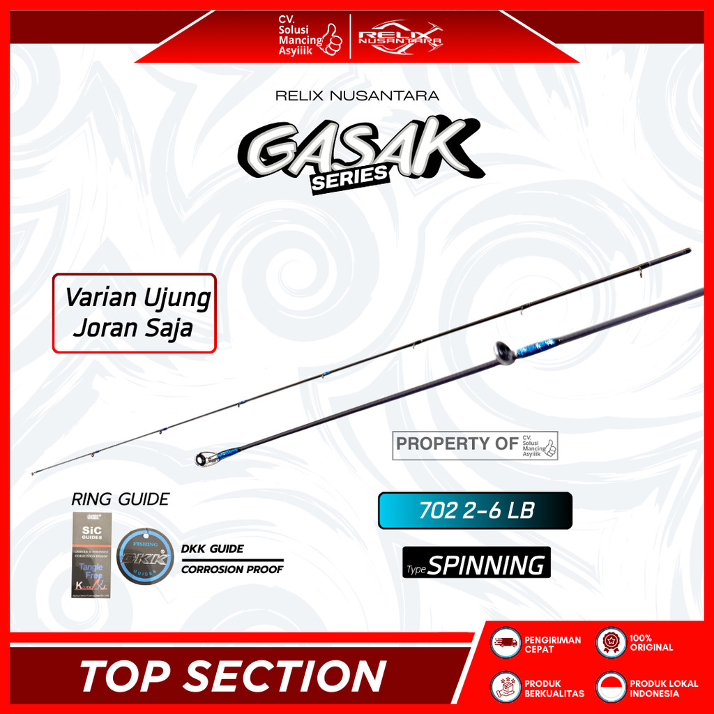 TOP SECTION RELIX NUSANTARA GASAK | 702 | RING GUIDE DKK | HANYA UJUNG SAJA