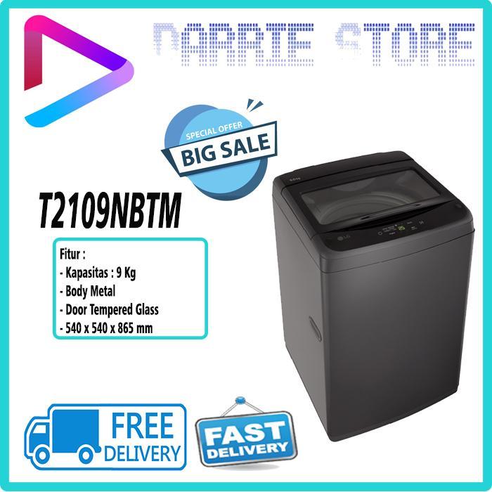 LG T2109NBTM MESIN CUCI TOP LOADING 9 KG 2109NBTM T2109
