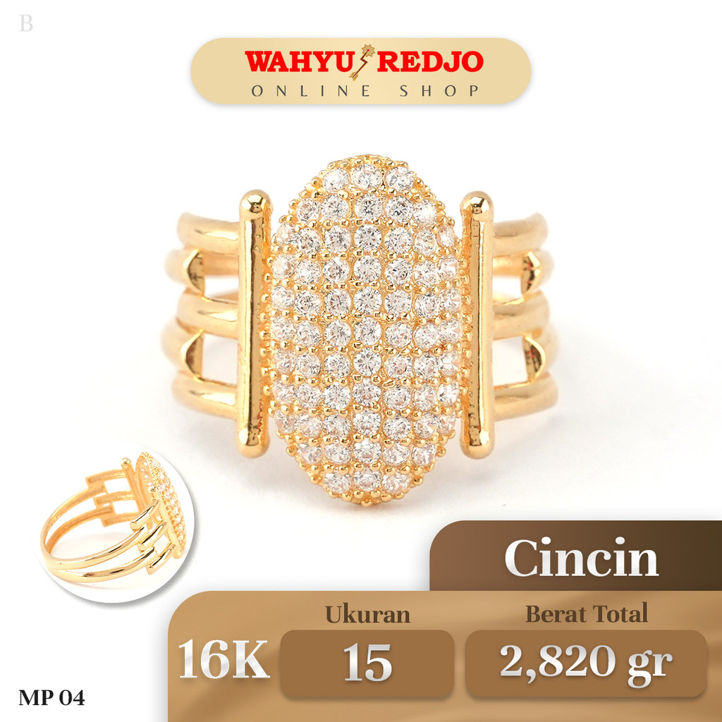 Cincin Emas Kadar 16K Wahyu Redjo CC-16K-30474947