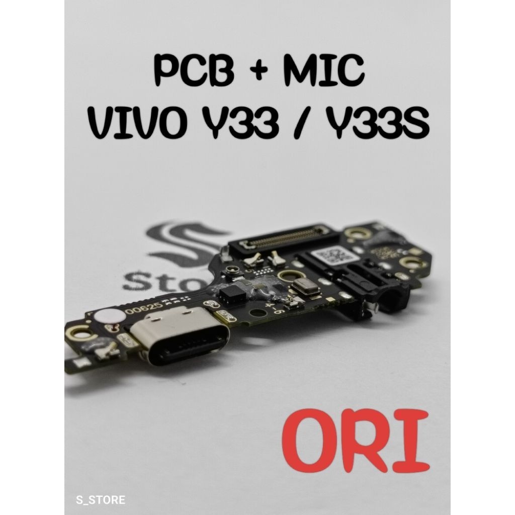 CONNECTOR CHARGER VIVO Y33 / Y33S 2021 ORI + IC PAPAN KONEKTOR CAS PCB BOARD VIVO Y33 / Y33S 2021