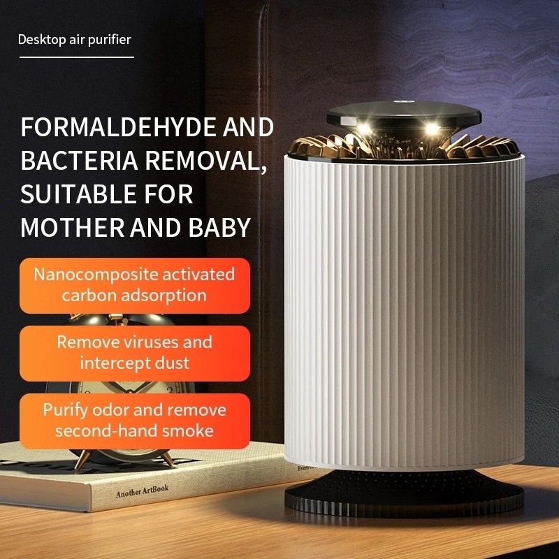 Midea Desktop Air Purifier Household Indoor Removal Formaldehyde Smoke Purifier Fresh Air Deodorizat