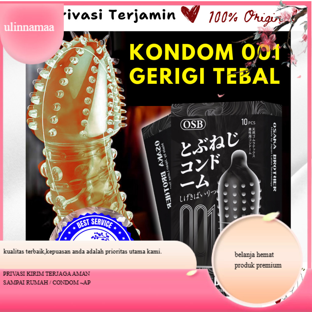 Ready promo grand opening kualitas terbaik~ap Kondom Berduri Tertipis di Dunia 001 - Condom ultra th