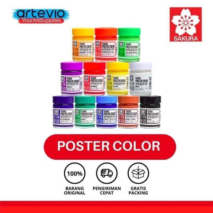 Klik Offie Cat Poster Sakura 30ml - Reguler Colors - YELLOW