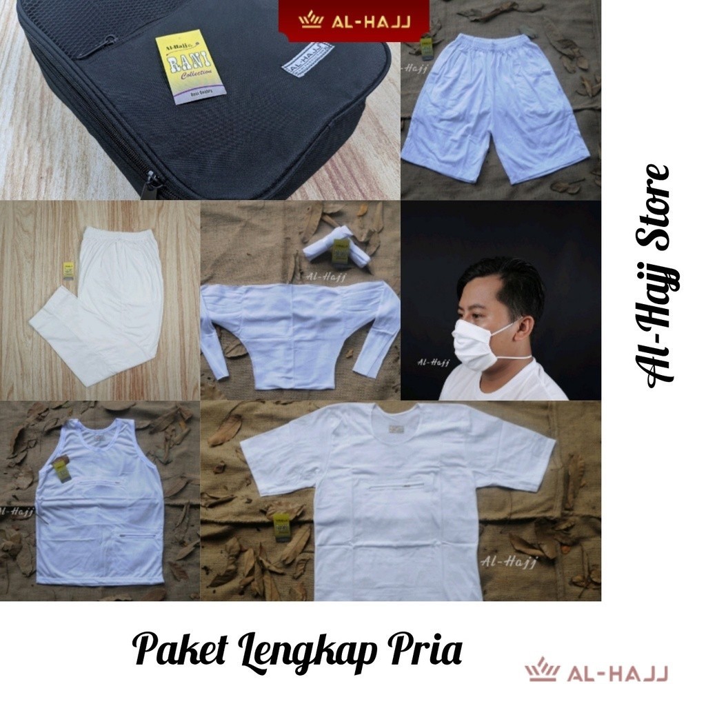 Perlengkapan Haji Dan Umroh PAKET LENGKAP PRIA