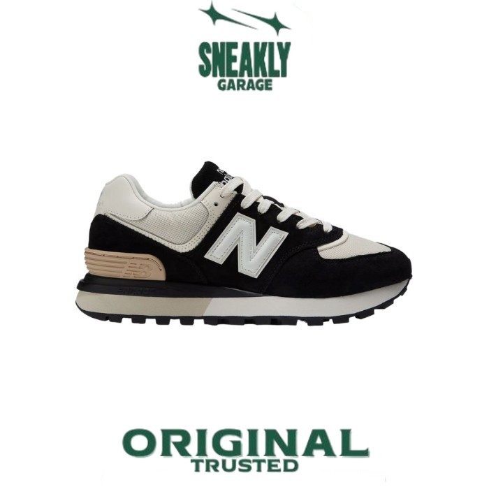 Sepatu New Balance 574 Legacy U574LGGI Black White  Sneakers Unisex