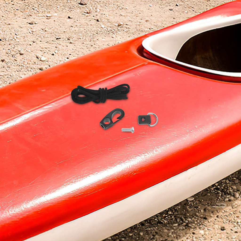 1Set Kayak Bungee Dock Line Rope Heavy Duty Marine Elastic Cord for Boat Yacht Mooring Paddle Fixing