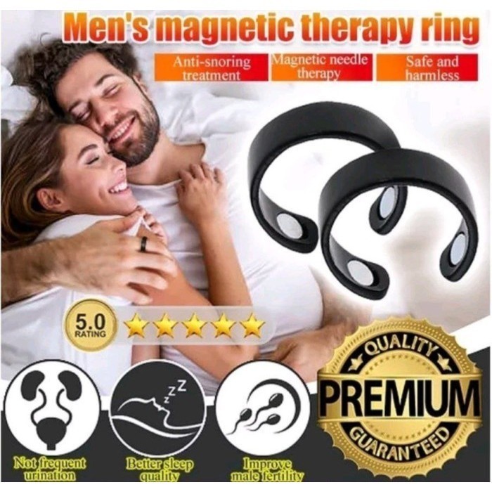 LIKE NEW PROMO SALLY  Cincin Magnet Terapi Kesehatan Pijat Jari Magnetic Ring/Cincin Magnet Kesehata