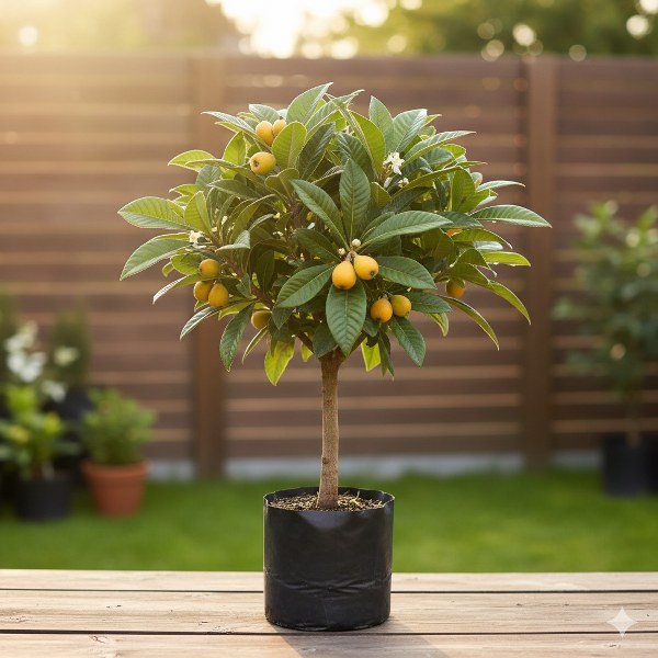 Bibit Pohon Leci Biwa / Loquat Kuning (Eriobotrya japonica) - Tanaman Buah Eksotis Kaya Nutrisi - Co
