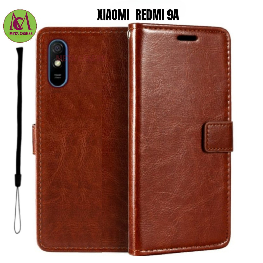 CASE FLIP COVER XIAOMI REDMI 9A SARUNG HP DOMPET KULIT
