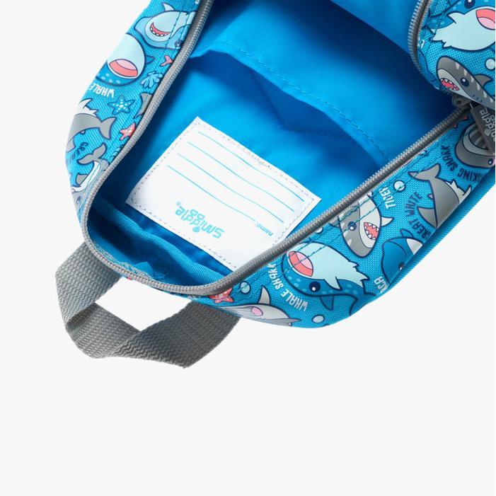Smiggle Bag Bp Teeny UpnDown - Blue Shark