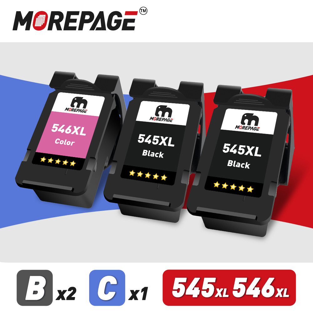 545XL Ink Cartridge Replacement For Canon 545 546 XL Compatible Pixma MG3053 MX490 MX494 MX495 Print