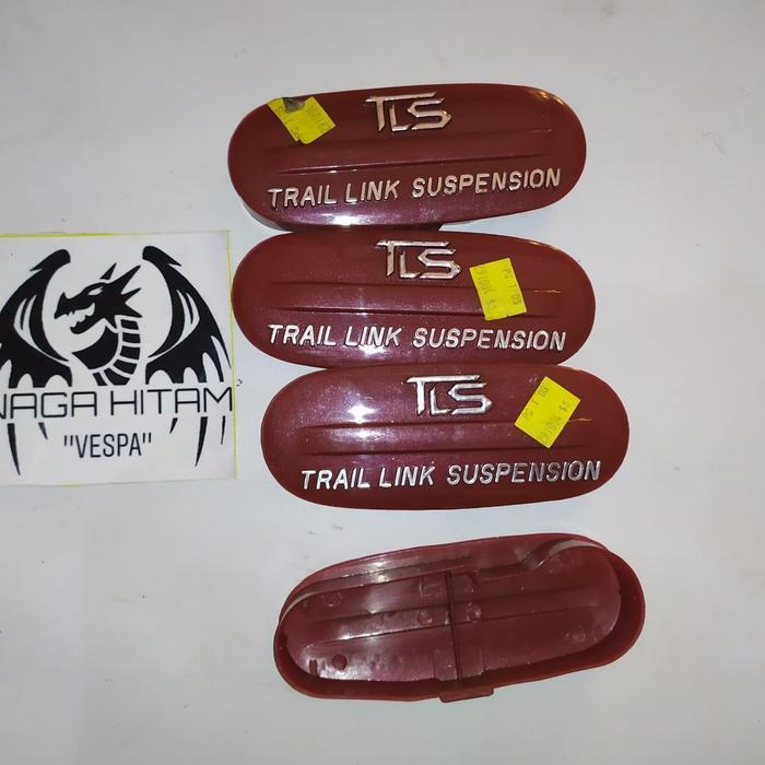 tutup fork Vespa merah Corsa Excel Spartan Tls nos