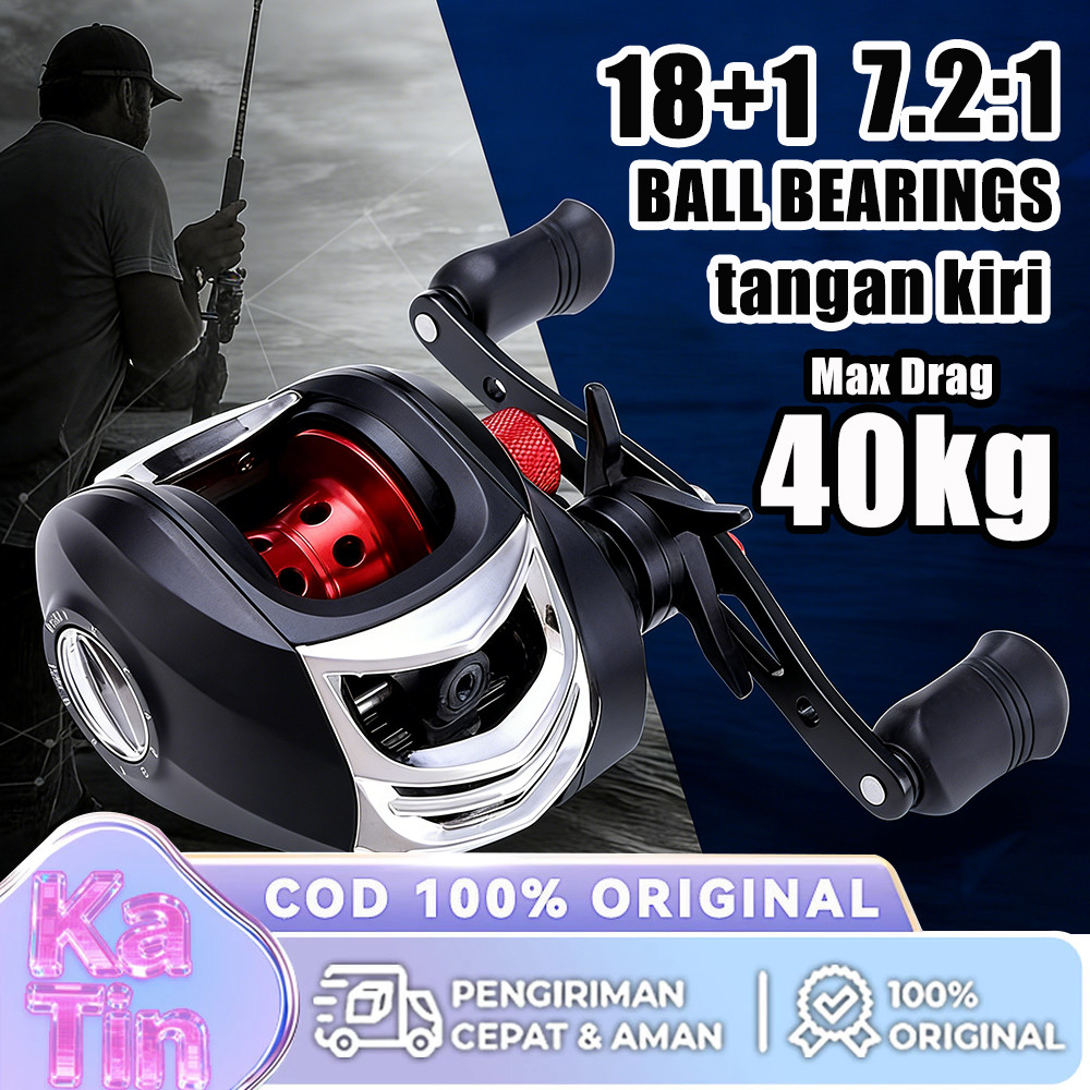 Baitcasting Reel BC reel Drag Power 13KG Carp Fishing Reels 7.2:1 High Speed Magnetic Brake System C