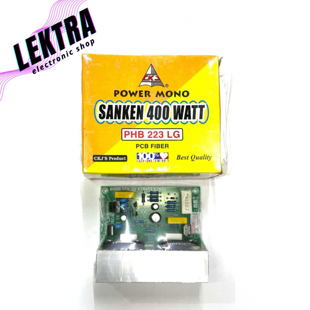 Kit PHB 223 LG Power Mono Sanken 400w CKJ PCB Fiber 400 w watt