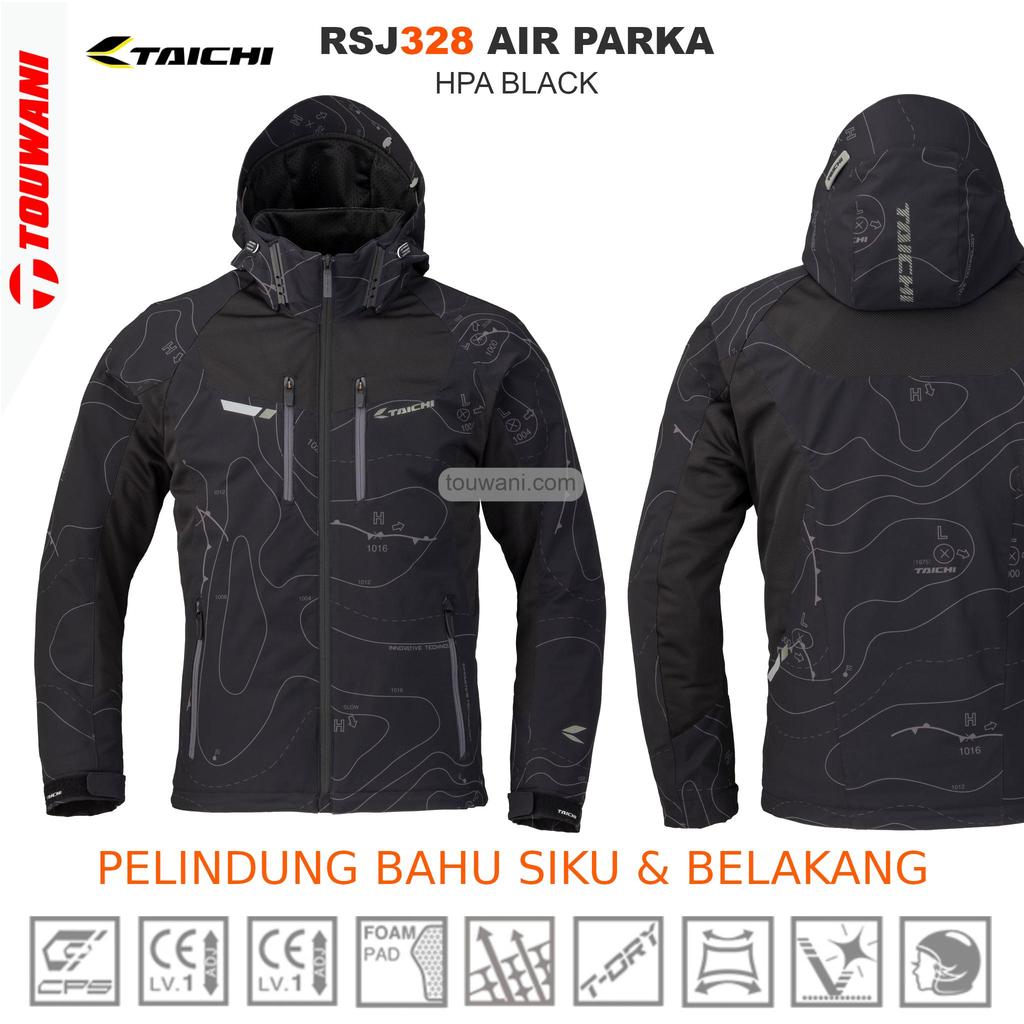 Jaket RS Taichi RSJ328 RSJ 328 Parka HPA Black