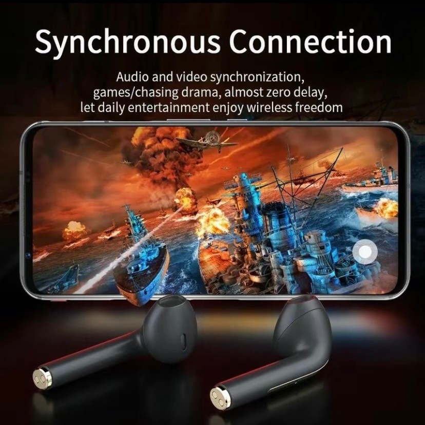 J18 Binaural Wireless Stereo Earbuds Pop Up 5.0 Mini Sports Tws Bluetooth Headset