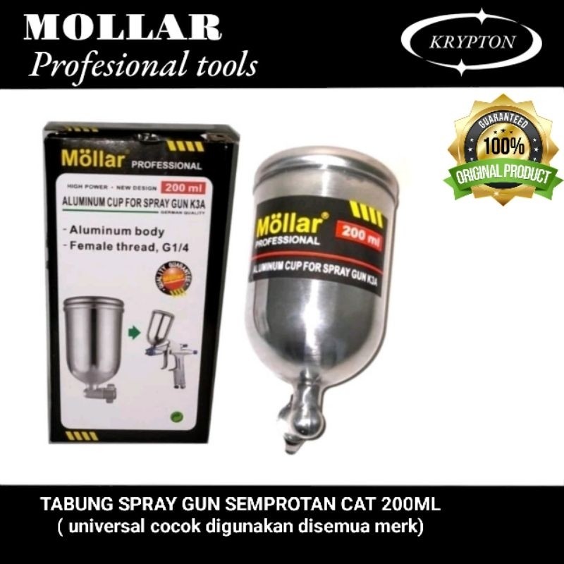 mollar tabung spray gun semprotan cat original