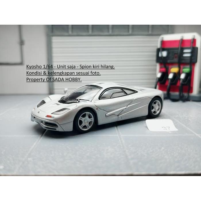Kyosho McLaren F1 Silver Unit Only Minus 1/64 Dcast