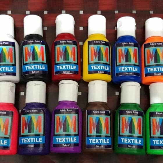 ARTPOPX Cat Textile MM 30ml lukis Kain, Kaos, Sepatu, Jean's, Jaket, Jilbab